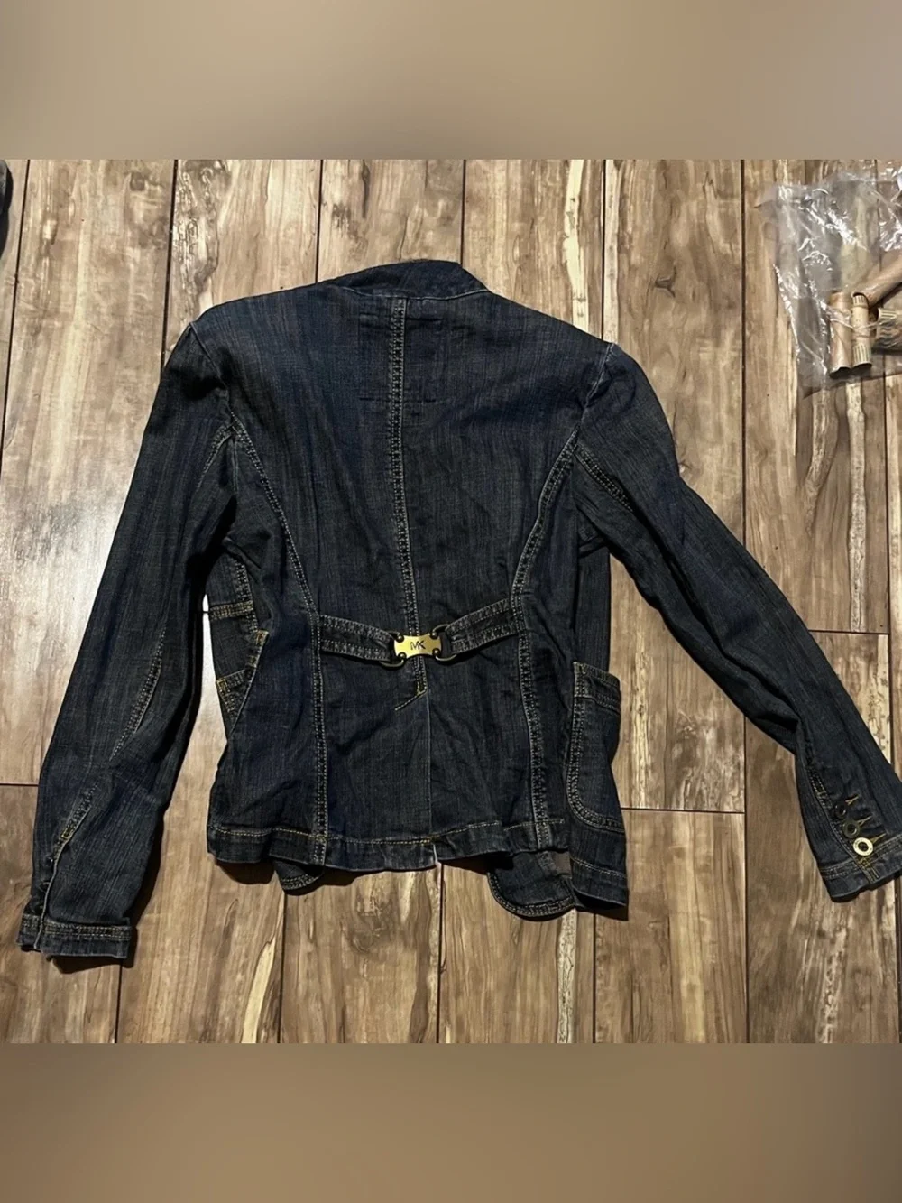 Vintage Michael Kors denim blazer jacket - Picture 5 of 6